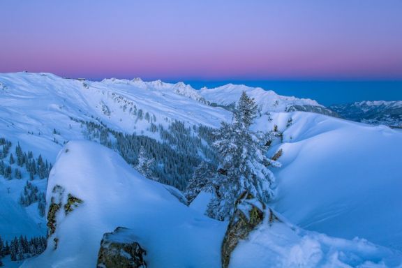Sonnenaufgang Hochjoch Totale Sonnenaufgang Hochjoch Totale