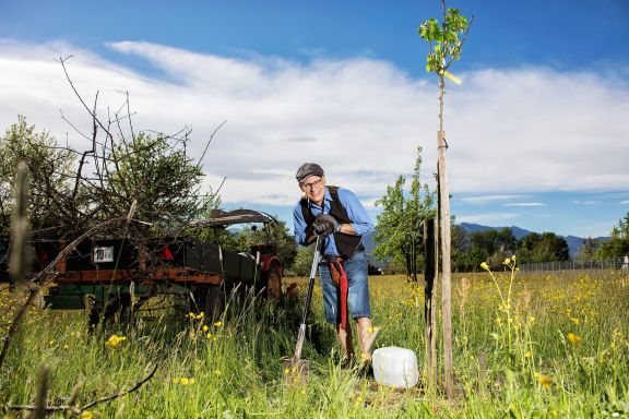 Richard Dietrich in Lauteracher Ried Richard Dietrich in Lauteracher Ried