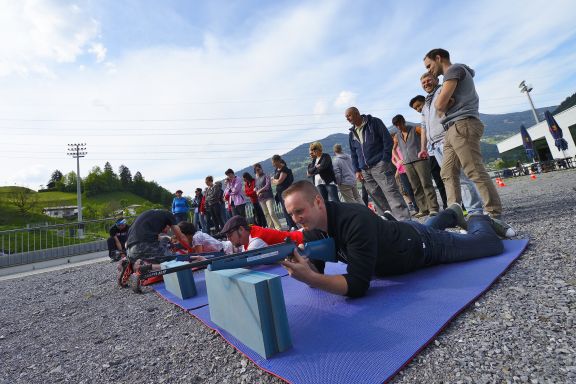 Team-Building Aktivität Vorarlberg, Biathlon