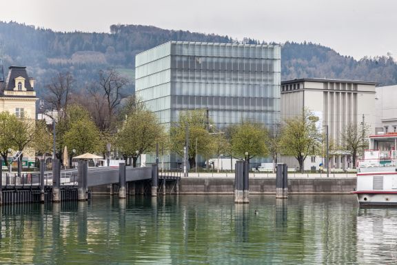 Aussenansicht Kunsthaus, Bregenz Aussenansicht Kunsthaus, Bregenz